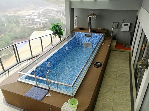 惠州巽寮灣復式別墅拆裝式泳池工程 惠州巽寮灣復式別墅拆裝式泳池工程