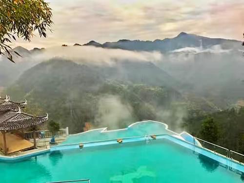 湖南懷化溆浦雪峰山楓香瑤寨景區恒溫泳池工程 湖南懷化溆浦雪峰山楓香瑤寨景區恒溫泳池工程